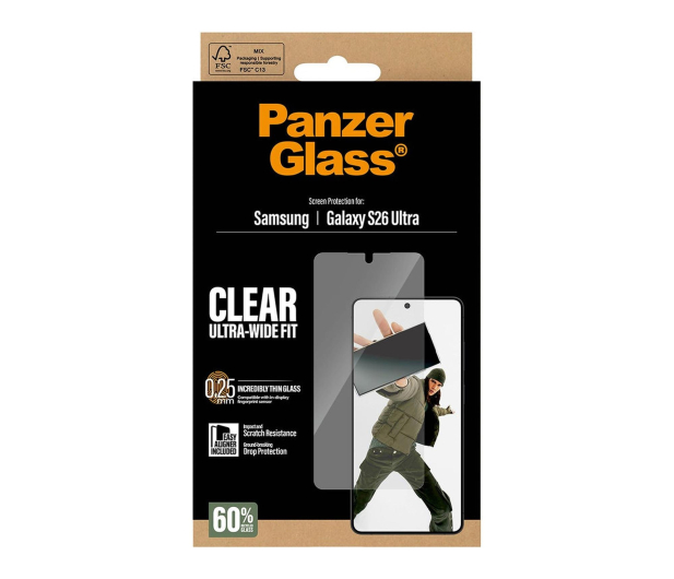 PanzerGlass Ultra-Wide Fit EasyAligner do Samsung Galaxy S26 Ultra - 1538974 - zdjęcie 4